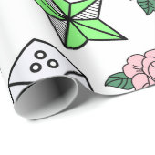 古い学校の入れ墨 ラッピングペーパー (ロールコーナー)