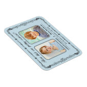 古い学校の写真の日付磁石を保存 マグネット (右側)