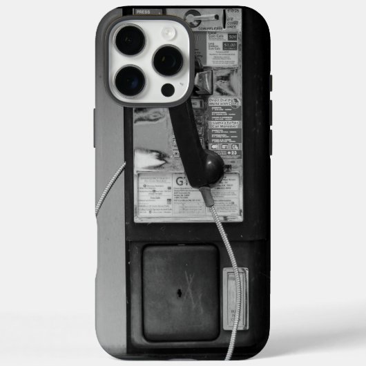 古い学校の支払い電話ケース Case-Mate iPhoneケース (裏面)