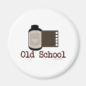 古い学校の映画ファン マグネット (正面)
