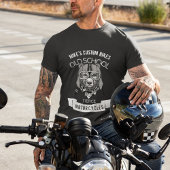 古い学校の激しいバイクに耐える Tシャツ