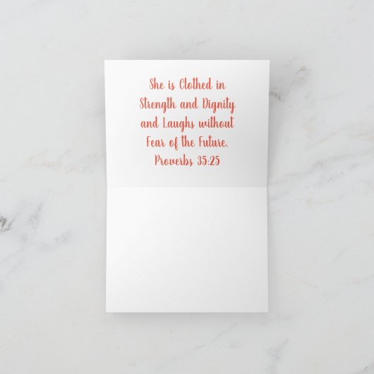 古い学校の紙のカードがぼろ サンキューカード (内部)