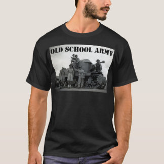 古い学校の軍隊 Tシャツ