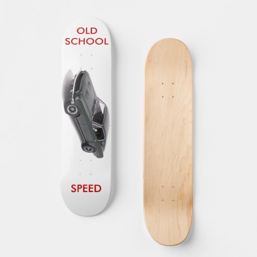 古い学校の速度鬼 スケートボード (正面)