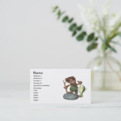 古い学校の魚釣り 名刺 (スタンド正面)