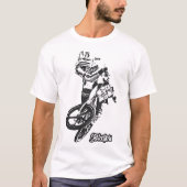 古い学校のbmx tシャツ (正面)