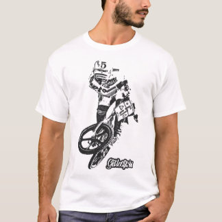 古い学校のbmx tシャツ