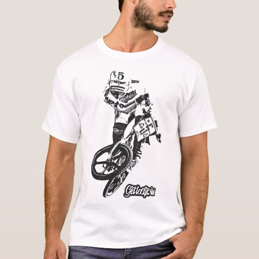古い学校のbmx tシャツ (正面)