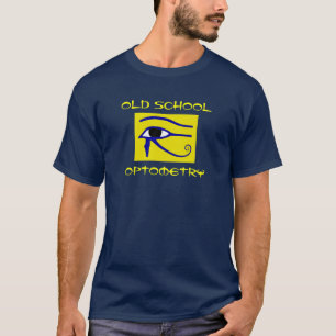 古い学校のOptometry Tシャツ