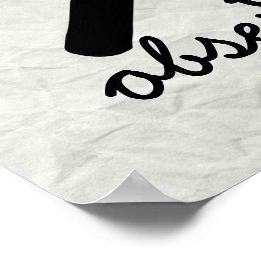 古い学校は常に守る ポスター (角)