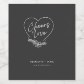 古い学校をパーソナライズ ワインラベル (シングルラベル)