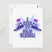 古い学校を蹴破る ポストカード (正面/裏面)