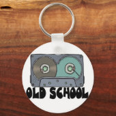 古い学校カセットテープ キーホルダー (正面)