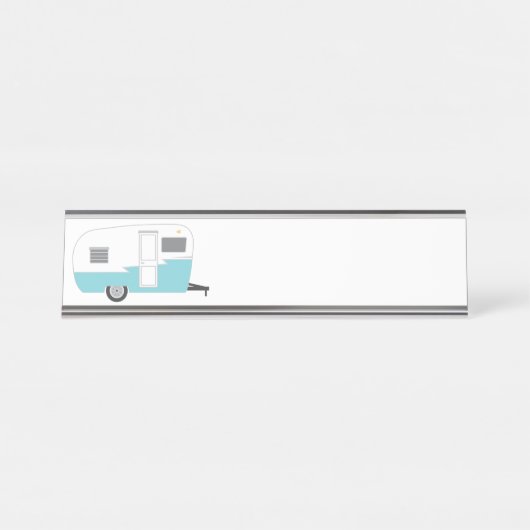 古い学校キャンパー デスクネームプレート (正面)