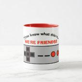 古い学校ビデオゲーム マグカップ (中央)