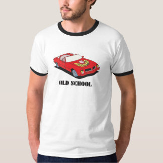 古い学校対新しい学校車 Tシャツ