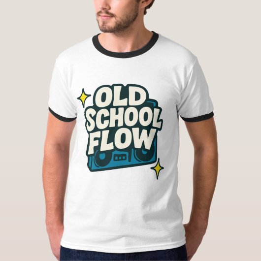 古い学校生活 Tシャツ (正面)