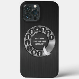 古い学校用回転ダイヤル電話 iPhone 13 PRO MAXケース