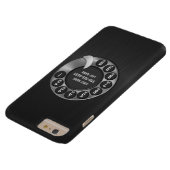 古い学校用回転ダイヤル電話 Case-Mate iPhoneケース (底面)