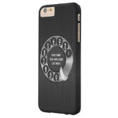 古い学校用回転ダイヤル電話 Case-Mate iPhoneケース (裏面左)