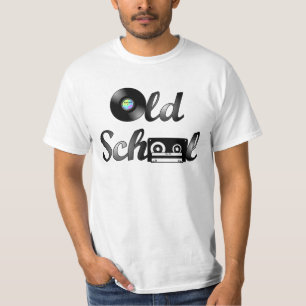 古い学校音楽媒体 Tシャツ