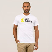 古い学校45 RPMの落書きのビニールのTシャツ Tシャツ (正面フル)