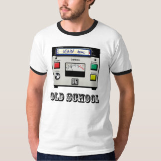 古い学校-カート機械 Tシャツ