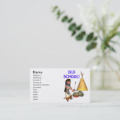 古い学校 名刺 (スタンド正面)