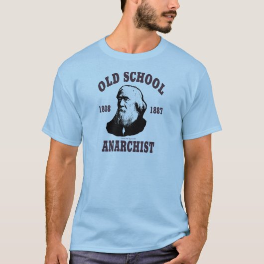 古い学校 -- Lysander Spooner Tシャツ (正面)