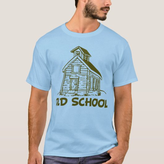 古い学校 Tシャツ (正面)