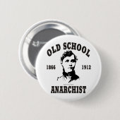古い学校 -- Voltairine de Cleyre 缶バッジ (正面&裏面)