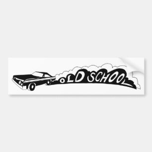 古い学校Camaro -バンパーステッカー バンパーステッカー