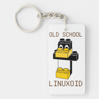 古い学校LINUXOID キーホルダー