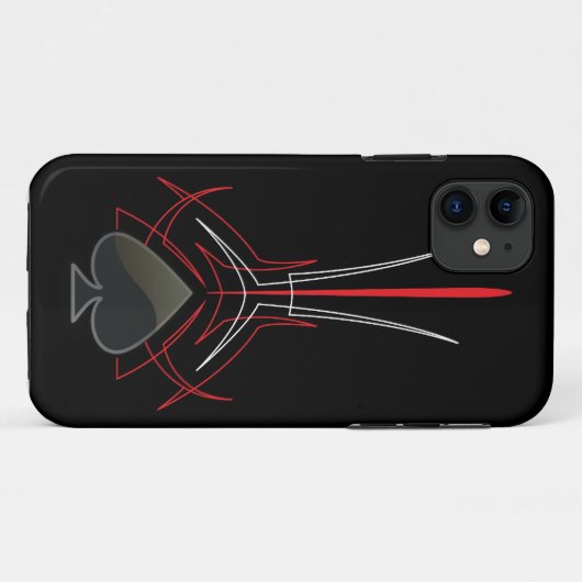 古い学校Pinstriping Case-Mate iPhoneケース (裏面(横))