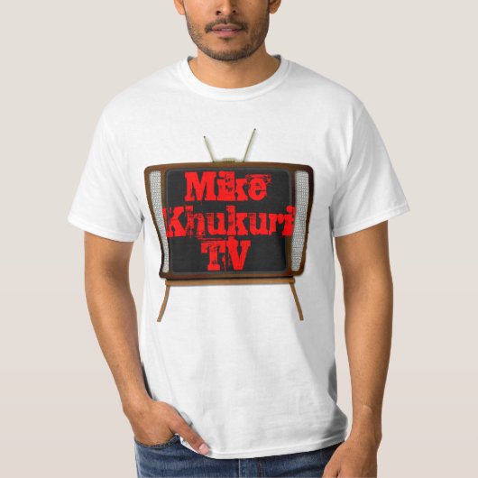 古い学校TVのロゴ Tシャツ (正面)