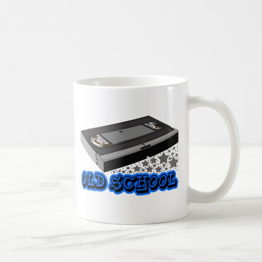 古い学校vhs コーヒーマグカップ (右)