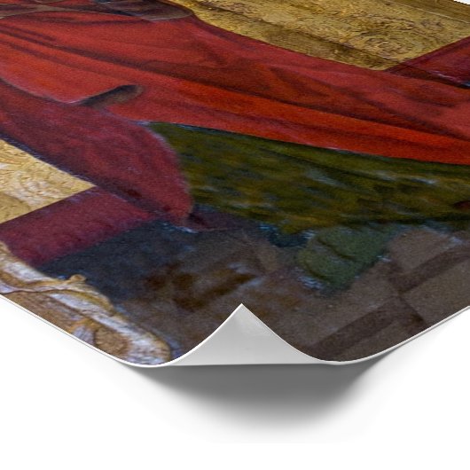 古い宗教写真 ポスター (角)