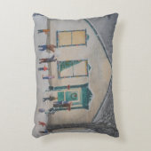 古い家のクリスマス アクセントクッション (正面(垂直))