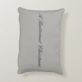 古い家のクリスマス アクセントクッション (裏面(縦))