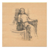 古い家の夕べ ポスター (正面)