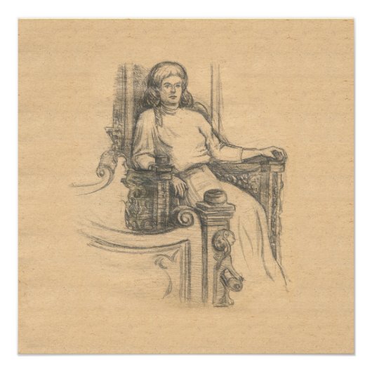 古い家の夕べ ポスター (正面)