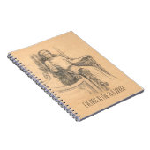 古い家の夕方 ノートブック (右側)