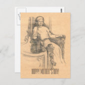 古い家の夕方 ポストカード (正面/裏面)