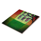 古い家の抽象絵画 タイル (側面)