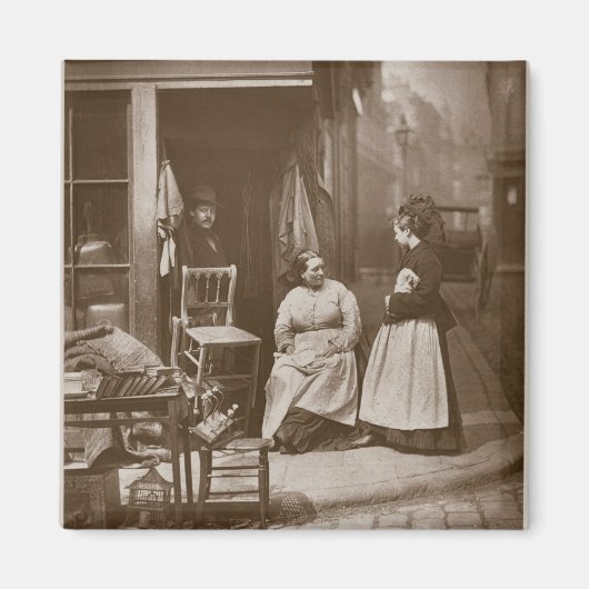 古い家具， 'ロンドンの通りライフ', 1877- マグネット (正面)