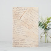 古い家族のレシピの文房具 便箋 (スタンド正面)