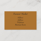 古い家族の農場の名刺 名刺