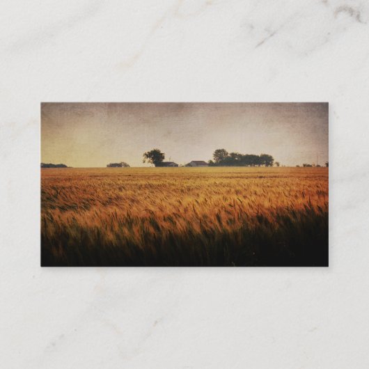 古い家族の農場の名刺 名刺