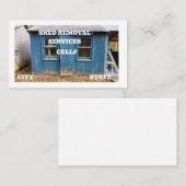 古い小屋の取り外し 名刺 (正面/裏面)