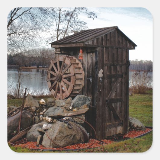 古い小屋の周りのフライス スクエアシール (正面)